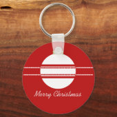 Eenvoudige Chic Ornament Kerstmis Sleutelhanger (Voorkant)
