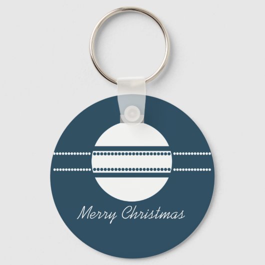 Eenvoudige Chic Ornament Kerstmis Sleutelhanger (Voorkant)