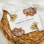 Eenvoudige Chic Rustic Floral Wedding Save the Dat Briefkaart