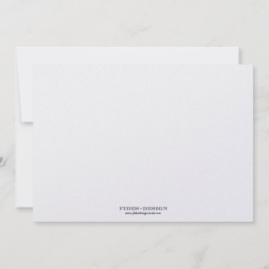 Eenvoudige chic shimmer elegance navy blue bruilof kaart (Achterkant)