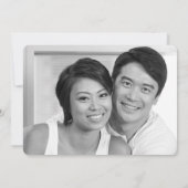 Eenvoudige Chinese 'Ai' Love Moderne Engagement Pa Kaart (Achterkant)