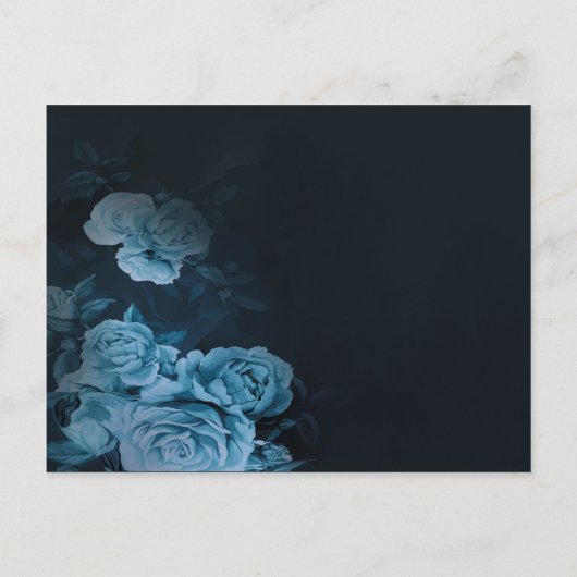 Eenvoudige chique gouden geometrische Lijst ontvan Aankondigingskaart (Achterkant)