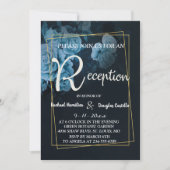 Eenvoudige chique gouden geometrische Lijst ontvan Kaart (Voorkant)