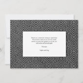 Eenvoudige chique Marokkaanse dank u Bedankkaart (Achterkant)