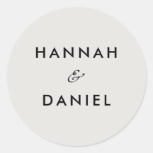 Eenvoudige chique minimalistische bruiloft uitnodi