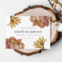 Eenvoudige chique rustieke bloemenfoto bruiloft