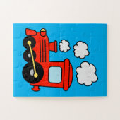 Eenvoudige choo-treinpuzzel voor kinderen - 30 pc' legpuzzel (Horizontaal)