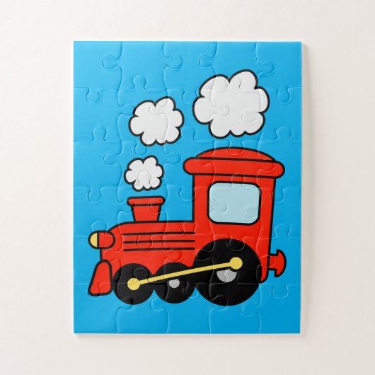Eenvoudige choo-treinpuzzel voor kinderen - 30 pc' legpuzzel (Verticaal)