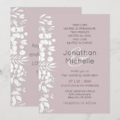 Eenvoudige Christelijke bruiloft met witte ketting Kaart (Voorkant / Achterkant)