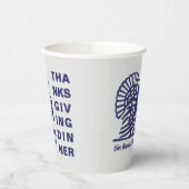 Eenvoudige Christelijke THANKSGIVING DINNER Papieren Bekers (Links)