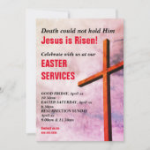 EENVOUDIGE CHURCH SERVICES | Jesus is Risen Kaart (Voorkant)