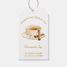 Eenvoudige Cinnamon Tea Hang Label