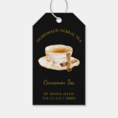 Eenvoudige Cinnamon Tea Hang Label Cadeaulabel (Voorkant)