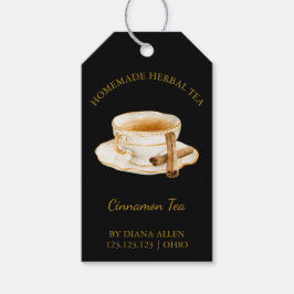 Eenvoudige Cinnamon Tea Hang Label Cadeaulabel