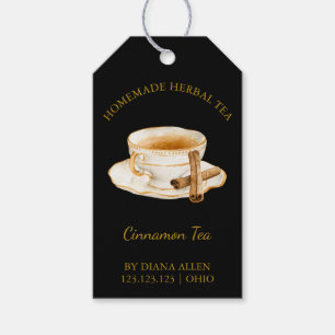 Eenvoudige Cinnamon Tea Hang Label Cadeaulabel