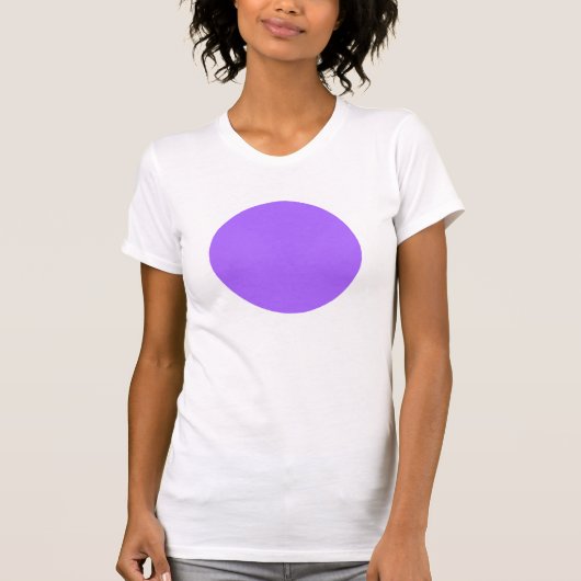 Eenvoudige cirkel - Blauw Violet T-shirt (Voorkant)