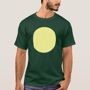 Eenvoudige cirkel - Chalk Yellow T-shirt
