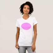 Eenvoudige cirkel - Licht Violet T-shirt (Voorkant volledig)