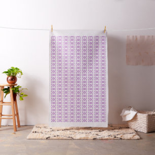 Eenvoudige cirkel patroonweefsel (lavender) stof