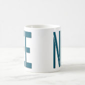 Eenvoudige citaten Mok - Nee Funny Typography Gift (Center)