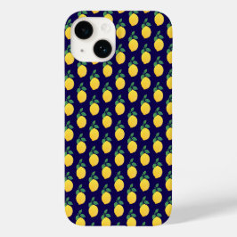 Eenvoudige citroenen Case-Mate iPhone 14 hoesje
