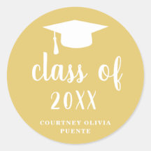 Eenvoudige 'Classic Gold' en 'White Gradup'