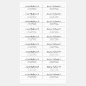 Eenvoudige Classy waterdichte adres / andere info Labels (Vel)