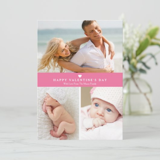 Eenvoudige collage | Roze (Staand voorkant)