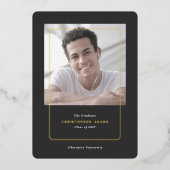 Eenvoudige college afstuderen aankondiging foto ka (Voorkant)