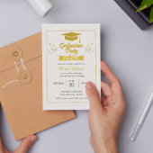 Eenvoudige College afstuderen uitnodiging