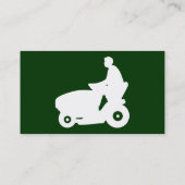 eenvoudige commerciële grasmunterzorg visitekaartje (Achterkant)