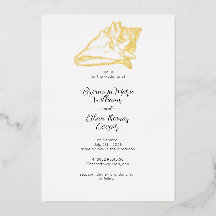 Eenvoudige Conch Seashell Sandy Beach