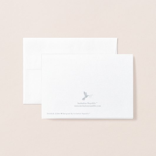 Eenvoudige condoleances en sympathie folie kaarten (Met envelop)