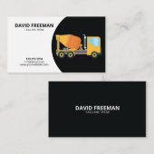 Eenvoudige constructie van zwart-witmixer visitekaartje (Voorkant / Achterkant)