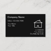 Eenvoudige constructie-Visitekaartjes Visitekaartje (Achterkant)