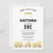 Eenvoudige constructie voertuigen eerste verjaarda kaart (Voorkant)