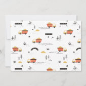 Eenvoudige constructie vrachtwagen verjaardag uitn kaart (Achterkant)