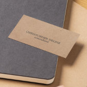 Eenvoudige consultant voor predikaat met predikaat visitekaartje