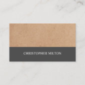 Eenvoudige consultant voor predikaat met predikaat visitekaartje (Voorkant)