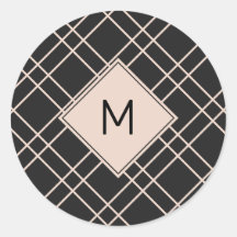 Eenvoudige controles voor kerstzwart en crème-mono