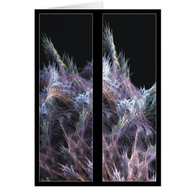 Eenvoudige Coral Bladwijzer-kaart (Voorkant)