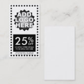 eenvoudige coupon (Voorkant / Achterkant)