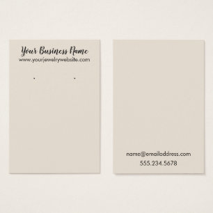 Eenvoudige Cream Earder Holder Display Cards Visitekaartje