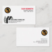 Eenvoudige Creative Abstracte Thuisbouw Visitekaartje (Voorkant / Achterkant)