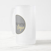 EENVOUDIGE CREËER UW EIGEN BUSINESS LOGO BEDRIJFSM MATGLAS BIERPUL (Voorkant links)