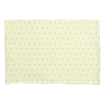 Eenvoudige Crème en Lichtblauw Polka Dot Patroon