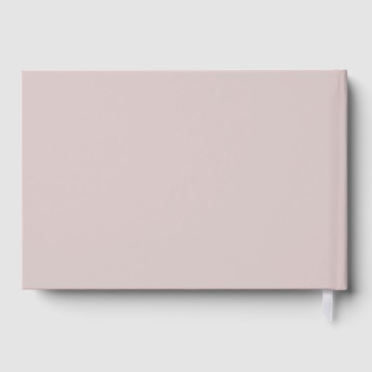 Eenvoudige cross loving geheugen begrafenis gedenk gastenboek (Achterkant)