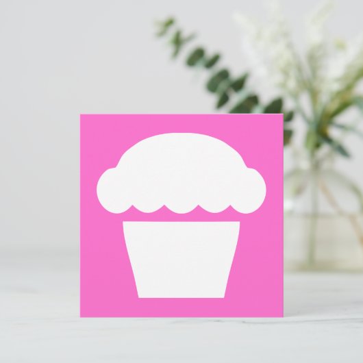 eenvoudige cupcake / muffin (Staand voorkant)