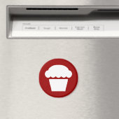 eenvoudige cupcake / muffin magneet (Insitu (Vaatwasser))