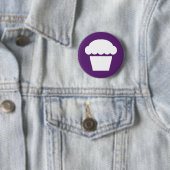 eenvoudige cupcake muffin ronde button 5,7 cm (In situ)